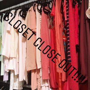 CLOSET CLOSE OUT!!!!!!!!!!!!!!!